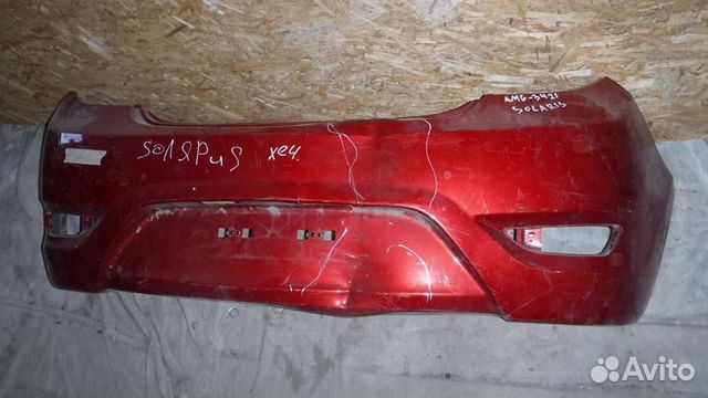 Бампер задний Hyundai Solaris I 2010-2017