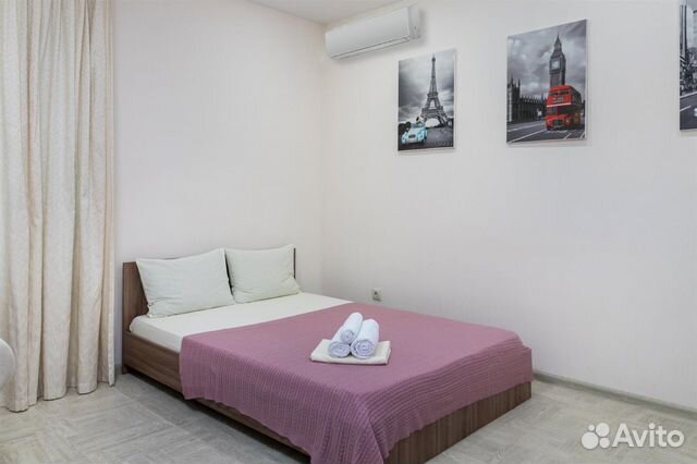 

Квартира-студия, 34 м², 2 кровати