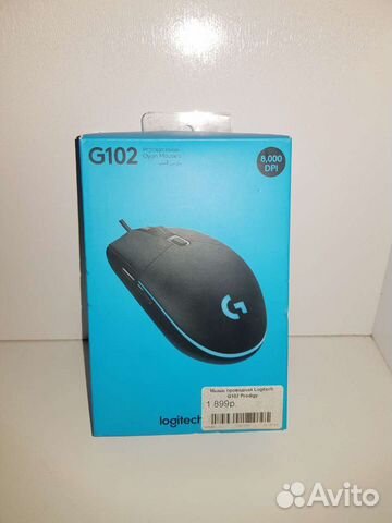 Игровая мышь Logitech G102 Prodigy black