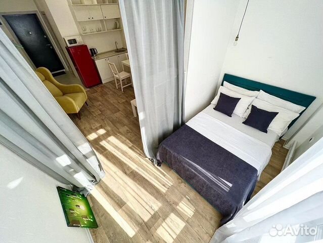 

Квартира-студия, 30 м², 2 кровати