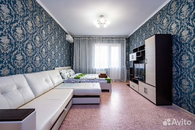 

1-к. квартира, 43 м², 2 кровати