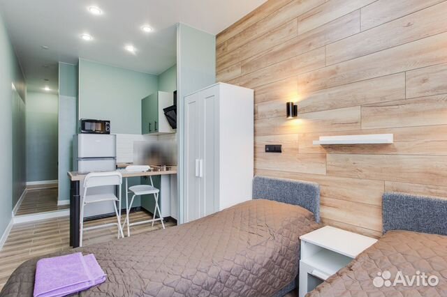 

Квартира-студия, 15 м², 2 кровати