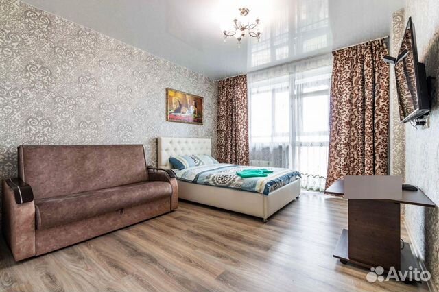 

1-к. квартира, 45 м², 3 кровати