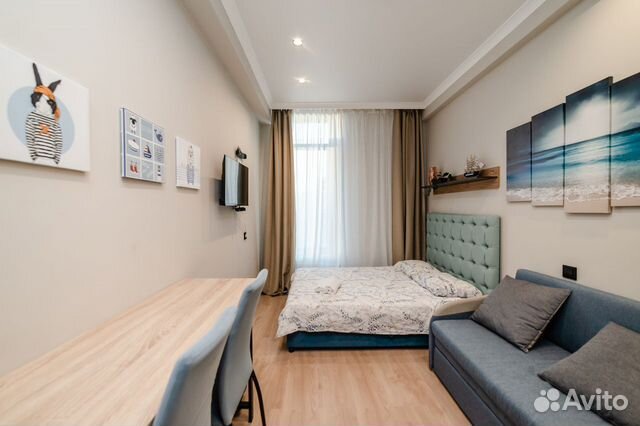 

Квартира-студия, 19 м², 2 кровати