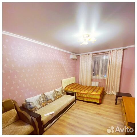 

1-к. квартира, 44 м², 2 кровати
