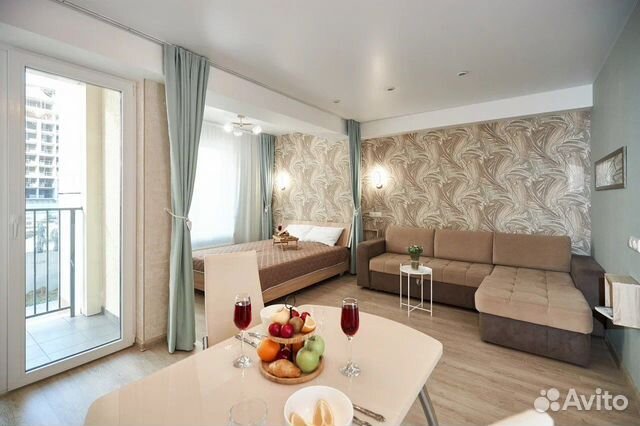 

Квартира-студия, 40 м², 2 кровати