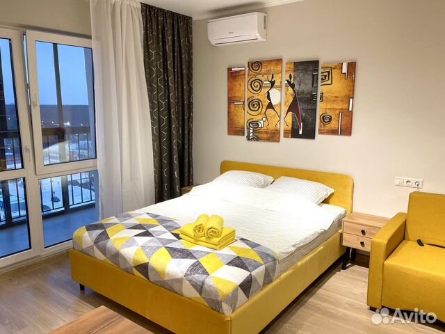 

Квартира-студия, 30 м², 2 кровати
