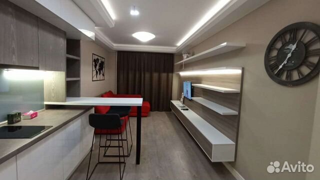 

Квартира-студия, 30 м², 1 кровать