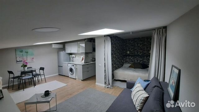 

Квартира-студия, 37 м², 3 кровати