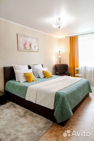 

1-к. квартира, 44 м², 2 кровати