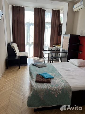 

Квартира-студия, 25 м², 2 кровати