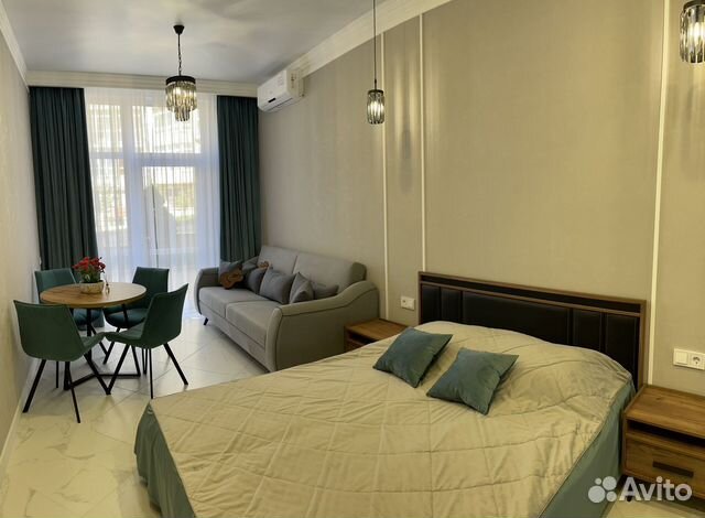 

Квартира-студия, 40 м², 2 кровати