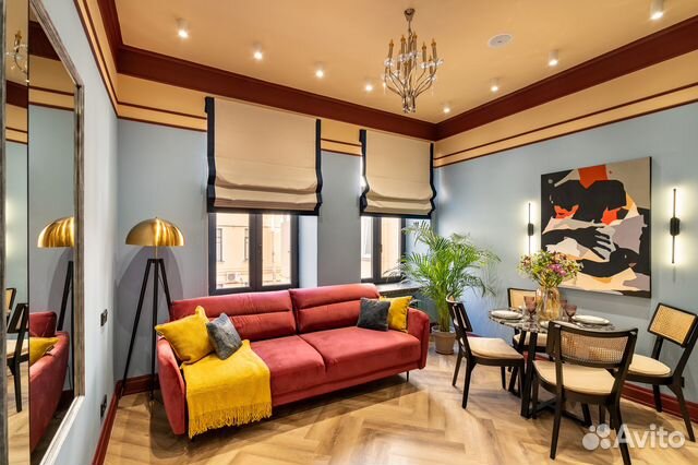 

1-к. квартира, 43 м², 2 кровати
