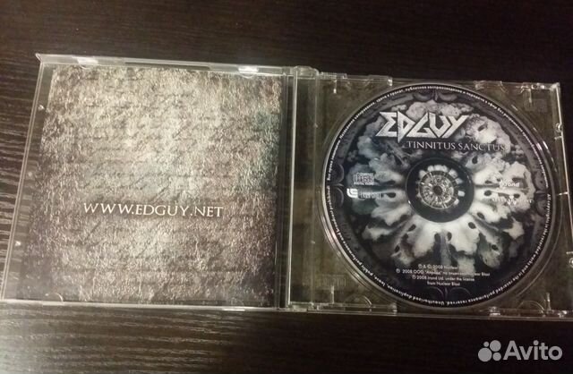 Edguy - Tinnitus Sanctus. CD, буклет