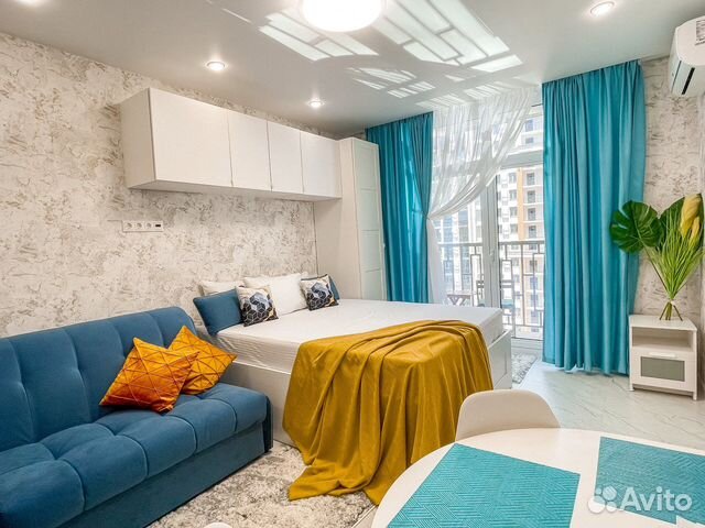 

Квартира-студия, 30 м², 2 кровати