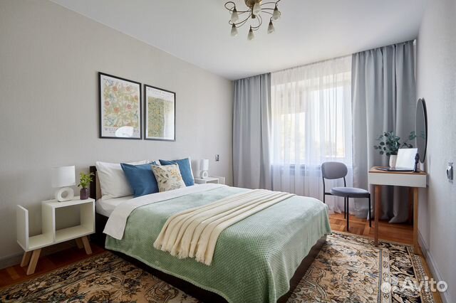 

2-к. квартира, 52 м², 2 кровати