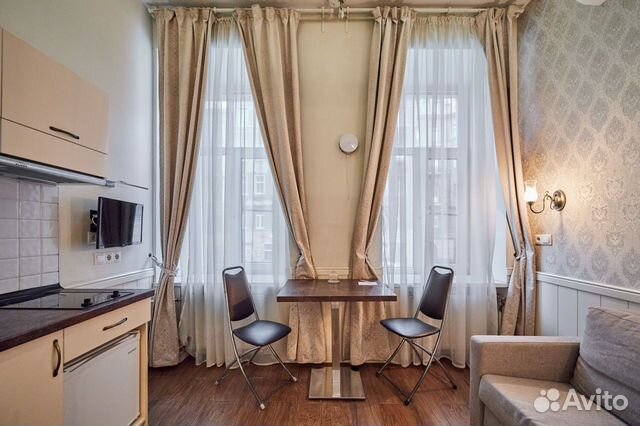 

Квартира-студия, 18 м², 2 кровати