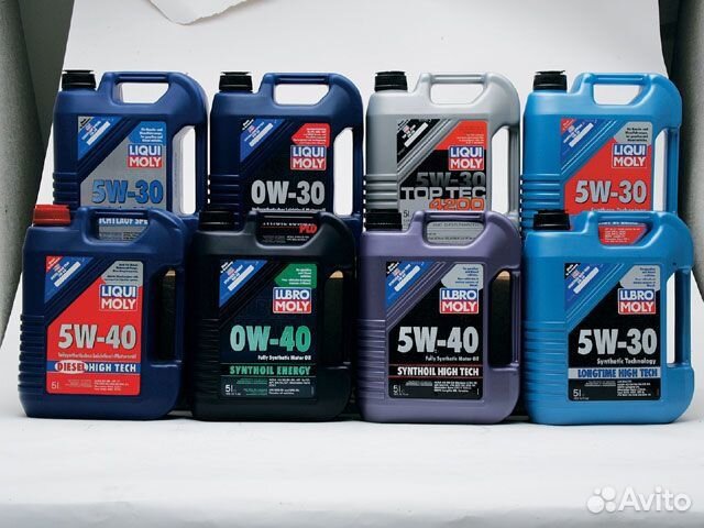 Масло моторное Liqui Moly 5w40/5w30 4L/5L