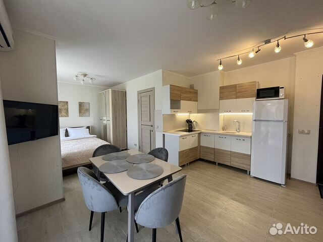 

Квартира-студия, 30 м², 2 кровати