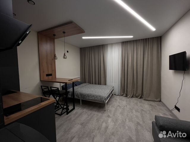 

Квартира-студия, 27 м², 2 кровати
