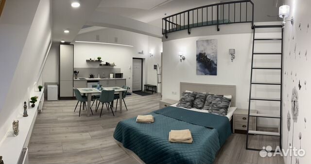 

Квартира-студия, 40 м², 3 кровати