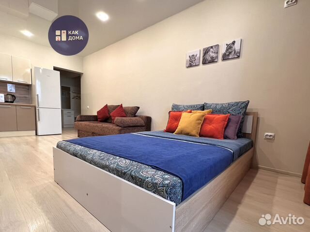 

Квартира-студия, 30 м², 2 кровати