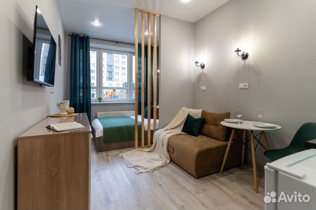 

Квартира-студия, 20 м², 2 кровати