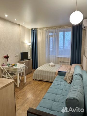 

Квартира-студия, 35 м², 2 кровати