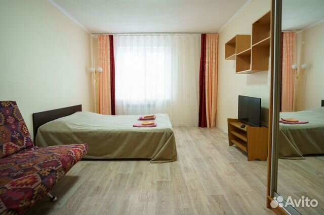 

1-к. квартира, 46 м², 3 кровати