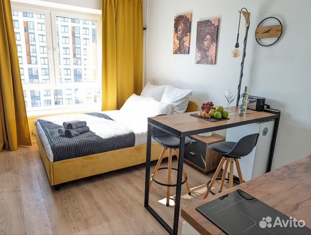 

Квартира-студия, 22 м², 1 кровать