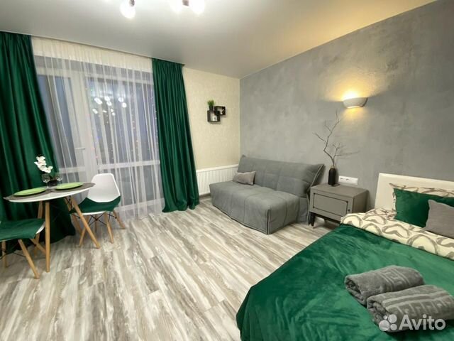 

Квартира-студия, 29 м², 2 кровати