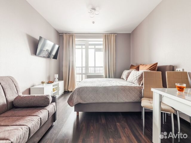 

Квартира-студия, 30 м², 2 кровати