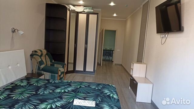 

1-к. квартира, 40 м², 2 кровати