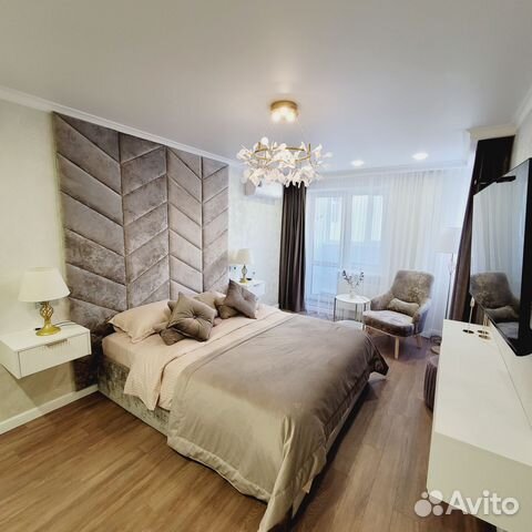 

1-к. квартира, 52 м², 3 кровати