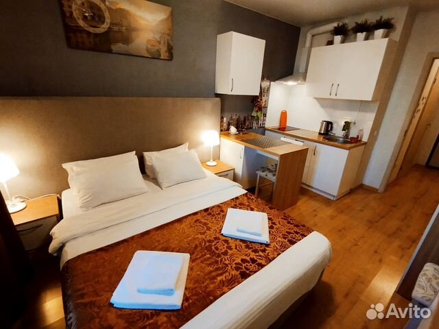 

Квартира-студия, 27 м², 1 кровать