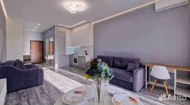 

Квартира-студия, 35 м², 2 кровати