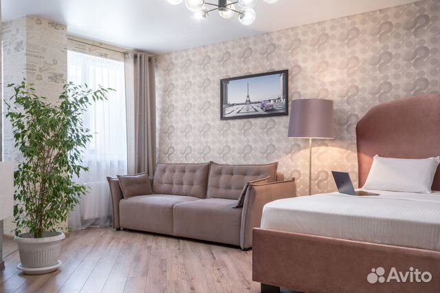 

1-к. квартира, 52 м², 2 кровати