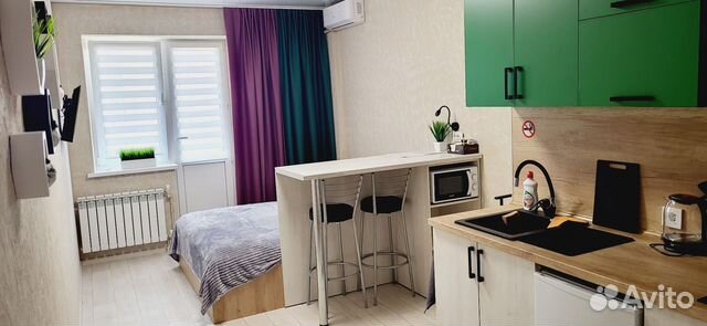 

Квартира-студия, 28 м², 1 кровать