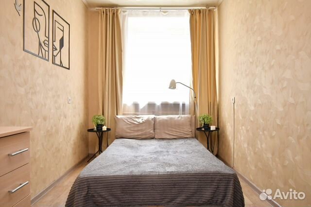 

1-к. квартира, 38 м², 2 кровати