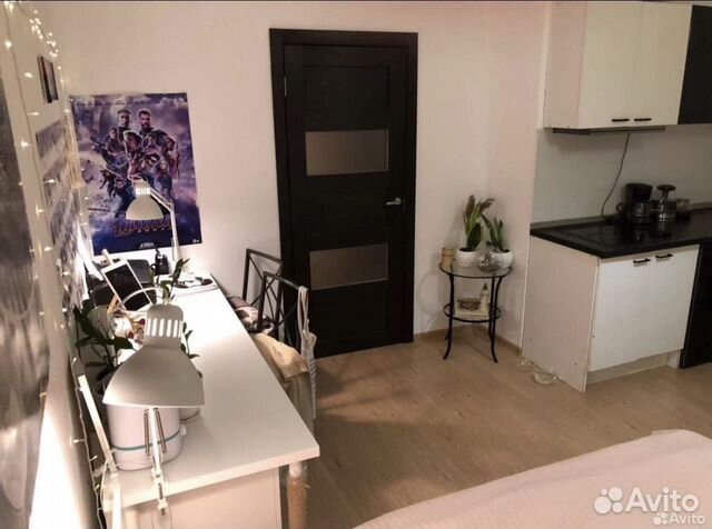

Квартира-студия, 28 м², 2 кровати