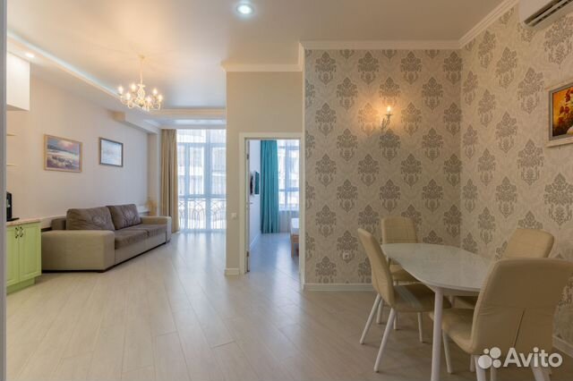 

1-к. квартира, 55 м², 2 кровати
