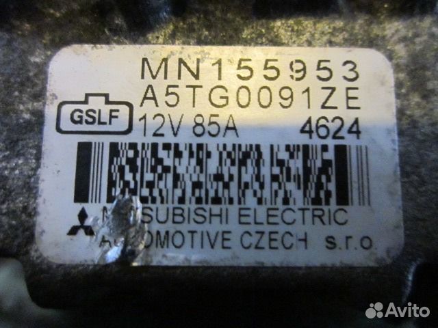 Генератор MN155953 для Митцубиси кольт 6 VI Генератор MN155953 для Митцубиси кольт 6 VI