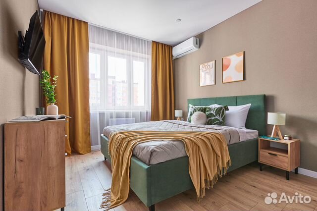 

1-к. квартира, 34 м², 2 кровати
