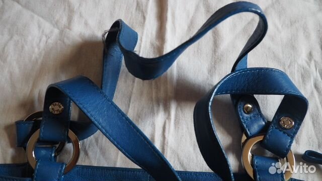 Женская сумка Palio, кожаная, синяя