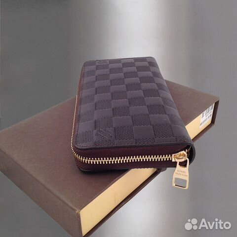 Кожаный клатч кошелек Louis Vuitton 60017-5
