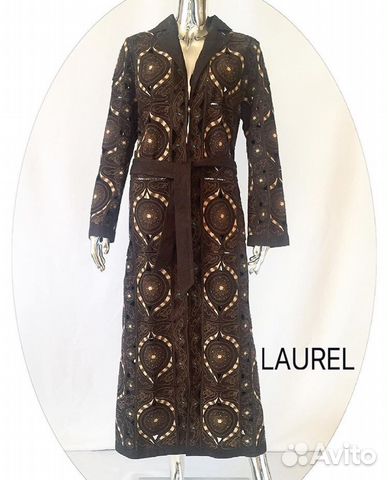 Пальто халат замшевое Laurel Оригинал, Франция Пальто халат замшевое Laurel Оригинал, Франция
