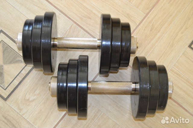 Гантели разборные по 20кг за 2 шт