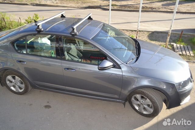 Багажник на крышу Skoda Octavia A7 лифтбек (2013-2 Багажник на крышу Skoda Octavia A7 лифтбек (2013-2