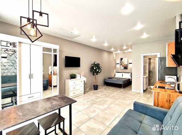 

Квартира-студия, 30 м², 2 кровати