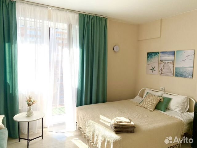 

Квартира-студия, 27 м², 2 кровати